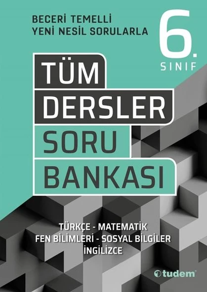 6. sınıf Tüm Dersler Beceri Temelli Soru Bankası Tudem Yayınları ürün görseli 1