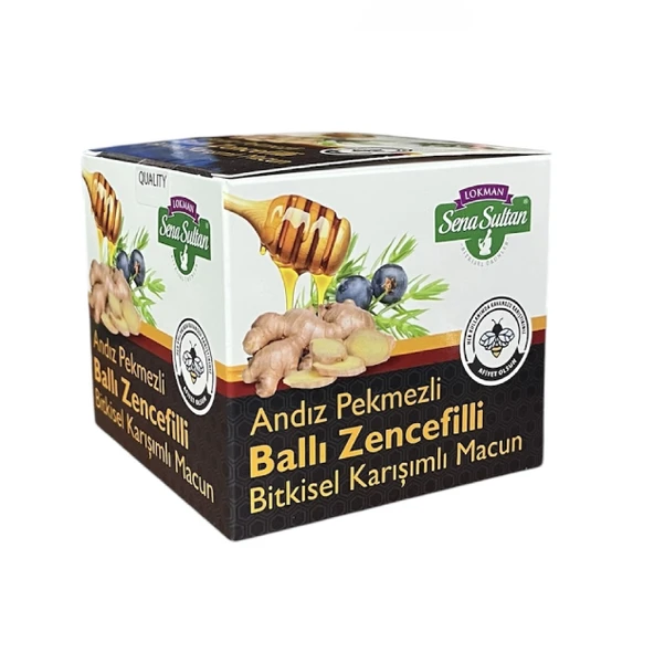 Andız Pekmezli Ballı Zencefilli Karışımlı Macun 350 gr, Lokman Sena Sultan ürün görseli 1