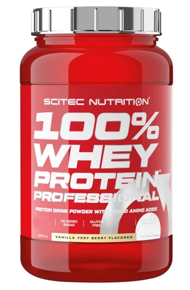 Scitec Whey Professional Whey Protein 920 Gr Vanilya Çilek ürün görseli 1