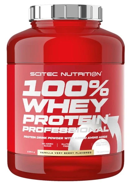 Scitec Whey Professional Whey Protein 2350 Gr Vanilya - Çilek ürün görseli 1