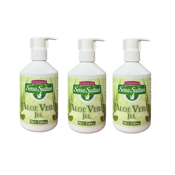 3 Adet Aloe Vera Jel 250 ml, Lokman Sena Sultan ürün görseli 1