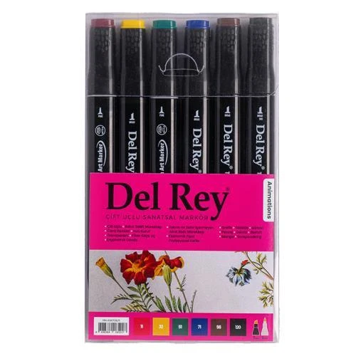 DELREY TWIN MARKER ANIMATION REN 11/32/51/71/98/12 ürün görseli 1