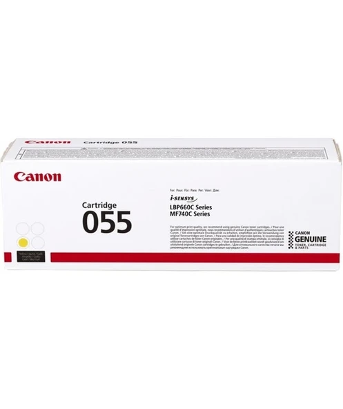Canon CRG-055 Yellow Toner K. 3013C002 ürün görseli 1