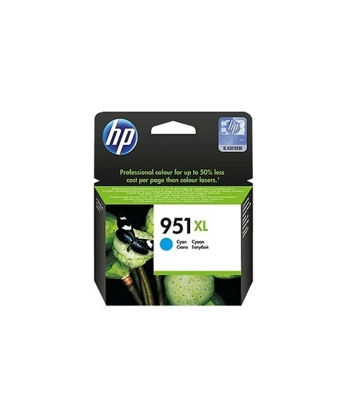HP CN046AE Cyan Mürekkep Kartuş (951XL) ürün görseli 1