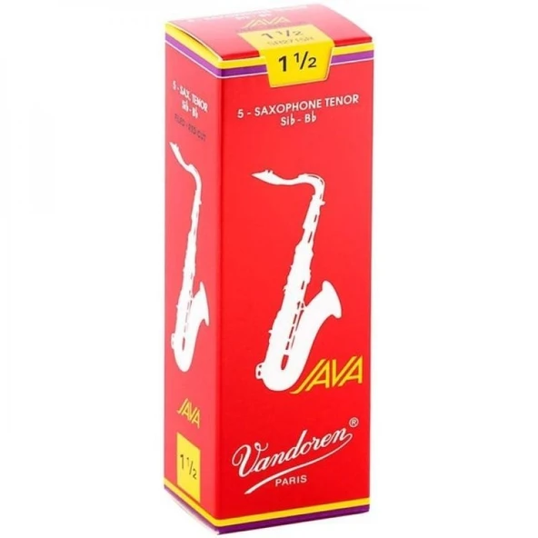 Vandoren SR2715R Tenor Sax Java Red Kamış (5LI) NO.1,5 ürün görseli 1