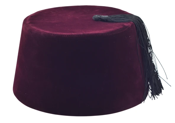 Osmanlı Bordo Püsküllü Damat Kına Erkek Fesi 11,5cm Uzun ürün görseli 1