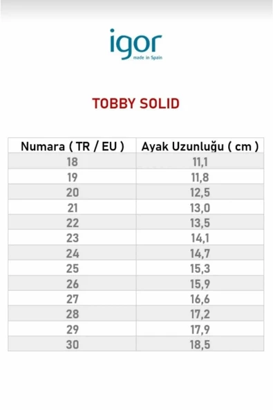 İgor Tobby Solıd Çocuk Sandalet S10271 - Resim 10