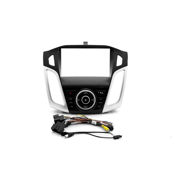 FORD FOCUS 3-4 2012-2017 UYUMLU SİLVER 9 INC ANDROID MULTİMEDYA ÇERÇEVESİ - SOKET ürün görseli 1