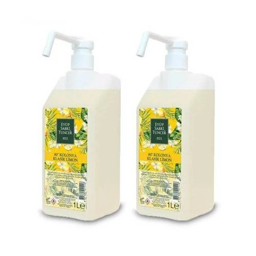 Eyüp Sabri Tuncer Klasik Limon Kolonyası Sprey Başlıklı 1 lt x 2 adet ürün görseli 1