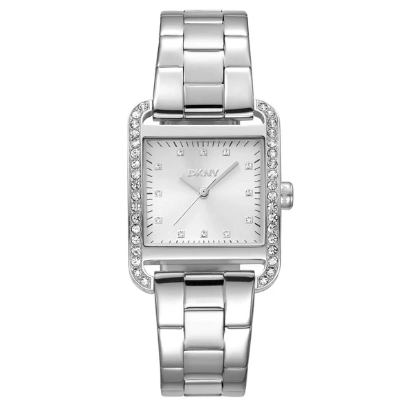 DKNY DK1L003M0015 DİKDÖRTGEN TAŞLI ÇELİK KADIN KOL SAATİ ürün görseli 1