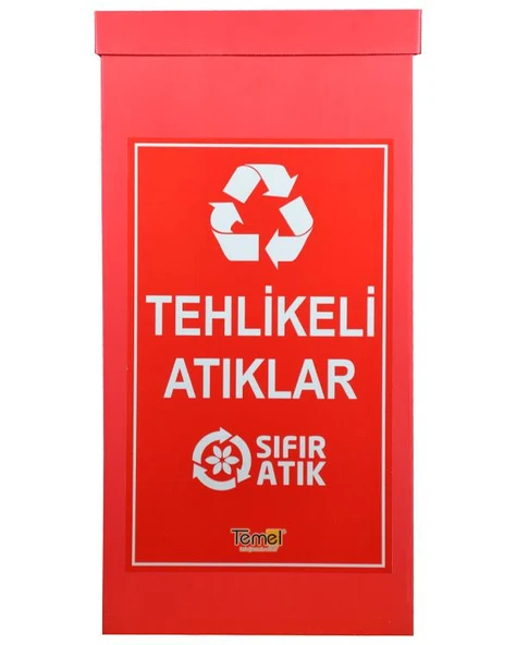 Geri Dönüşüm Kutusu - Atık Kutusu (TEHLİKELİ ATIKLAR) ürün görseli 1