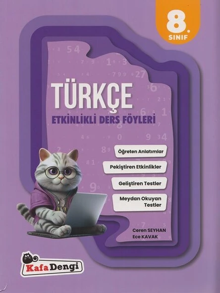 Kafa Dengi Yayınları 8. Sınıf Türkçe Etkinlikli Ders Föyleri ürün görseli 1