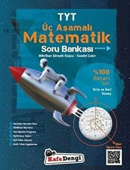 Kafa Dengi TYT Matematik Üç Aşamalı Soru Bankası Orta ve İleri Düzey ürün görseli 1