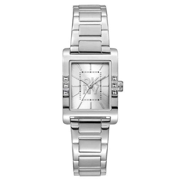 DKNY DK1L008M0045 DİKDÖRTGEN TAŞLI ÇELİK KADIN KOL SAATİ ürün görseli 1