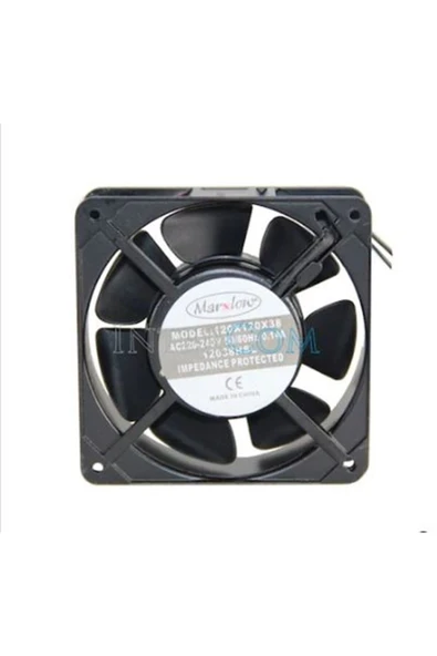 120x120x38 Ac 220v Kare Fan ürün görseli 1