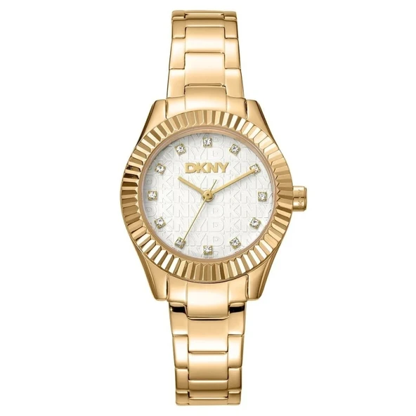 DKNY DK1L017M0055 ALTIN KAPLAMA KADIN KOL SAATİ ürün görseli 1