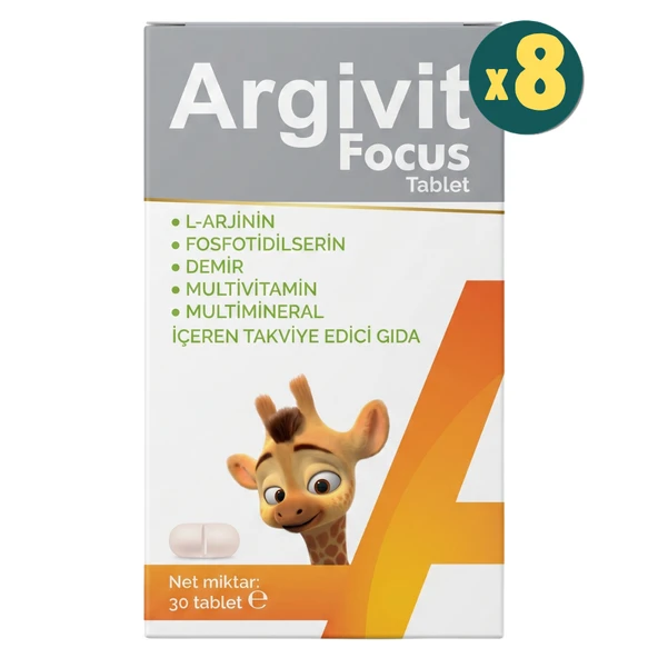 Argivit Focus 30 Tablet 8 Adet ürün görseli 1