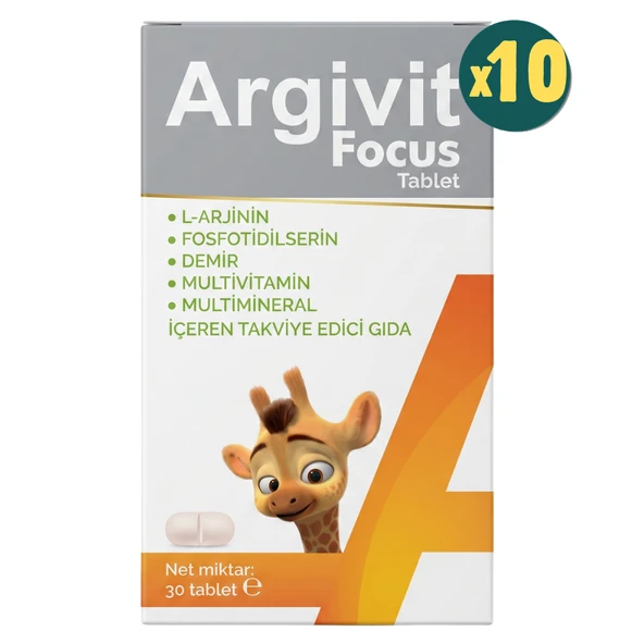 Argivit Focus 30 Tablet 10 Adet ürün görseli 1