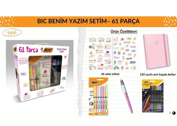 Bic Benim Yazım Setim 61 Parça - Resim 2