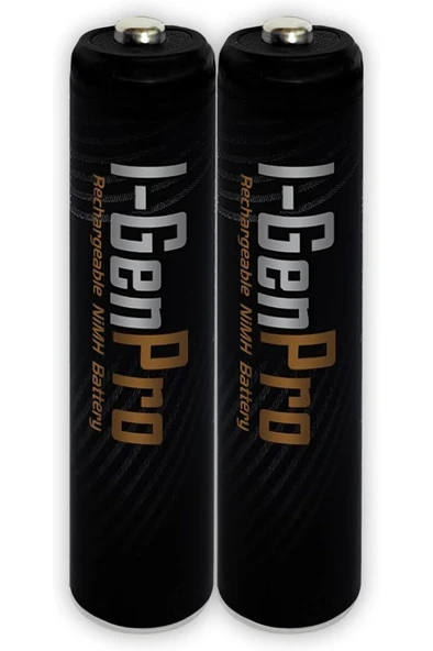 I-Gen Pro P102 2 Adet AAA 1100 mAh Şarj Edilebilir İnce Kalem Pil 1.2V Ni-MH Şarjlı Pil ürün görseli 1
