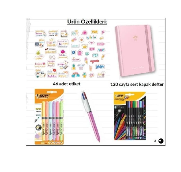 Bic Benim Yazım Setim 61 Parça - Resim 3