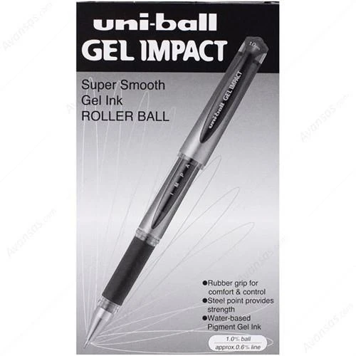 UNI JEL IMZA  KALEM 1mm SIYAH 12 LI (UM-153) ürün görseli 1