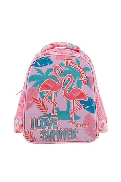 MIKRO ANAOKUL CANTASI MUGGLE FLAMINGO ROSE MU7235 ürün görseli 1