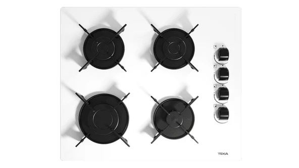 TEKA GBE 64002 WH BEYAZ 4 GÖZLÜ 60 CM. ANKASTRE CAM OCAK ürün görseli 1