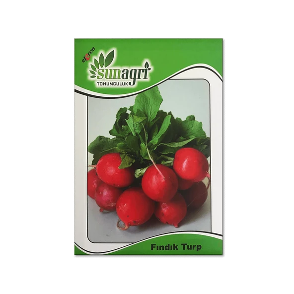 ByKurt Sunagri Fındık Turp Tohumu Kırmızı Cherry 5 gr - Erkenci, Yaprağı Tüketilebilir ürün görseli 1