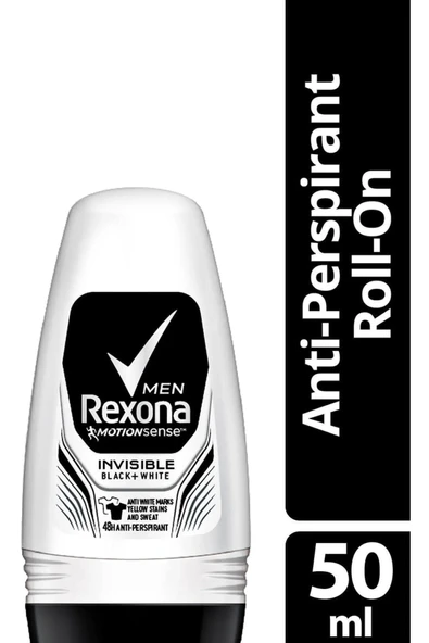 Rexona Men Invisible Black & White Roll-on 50 Ml ürün görseli 1