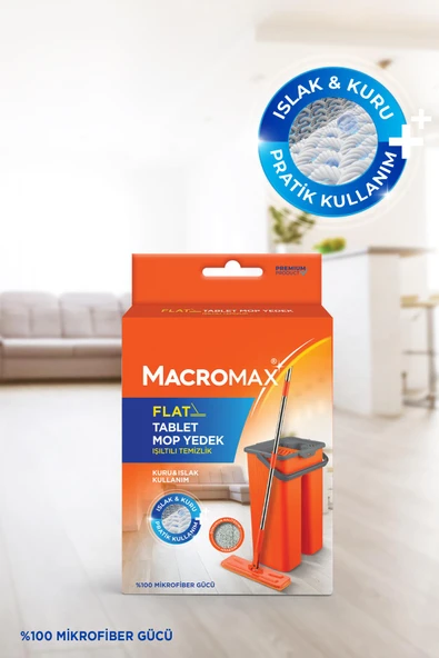 Macromax Flat Tablet Mop Yedek - Resim 3