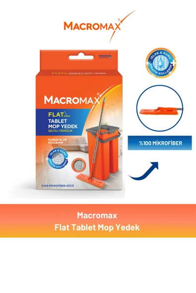 Macromax Flat Tablet Mop Yedek ürün görseli 1
