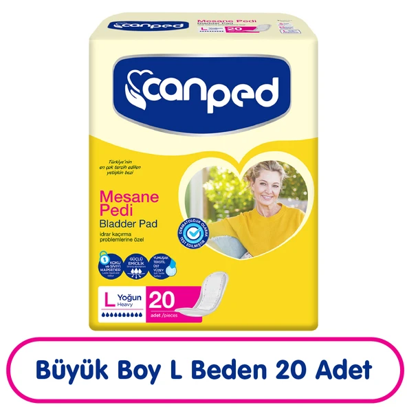 Canped Mesane Pedi L Beden Yoğun 20 Adet ürün görseli 1