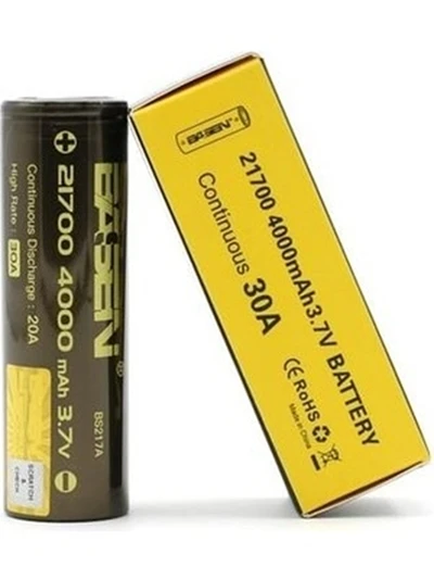 BASEN 21700 3.7V 4000mAh INR Şarjlı Pil - 30A ürün görseli 1