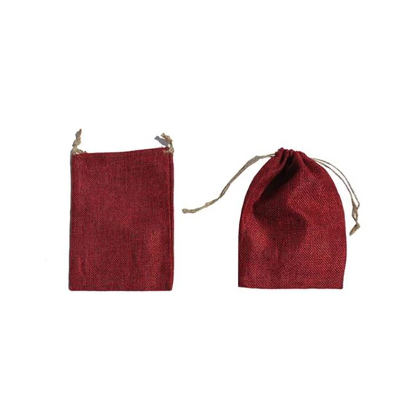 Kına Çerez Kesesi Naturel 9X12 Cm (20 Adet)  Kırmızı ürün görseli 1