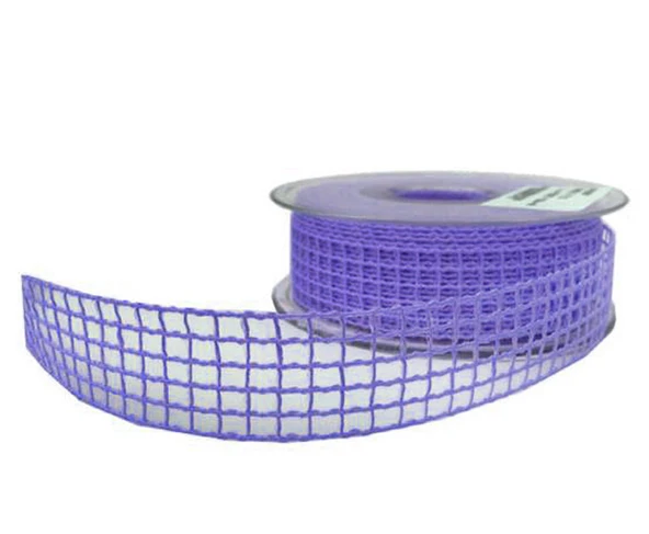 Kurdele Kanaviçe File Modeli 2 CM (20 Metre)  Lila ürün görseli 1