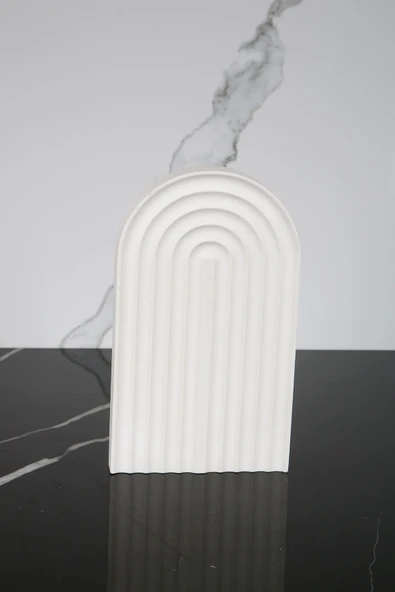 Betonmall Beton Çok Amaçlı Sunum Servis Tepsisi 20 Cm Dekoratif Sunumluk Orgaziner Takılık ürün görseli 1