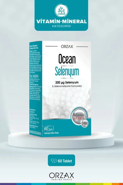Ocean Selenyum 200 Mcg 60 Tablet ürün görseli 1
