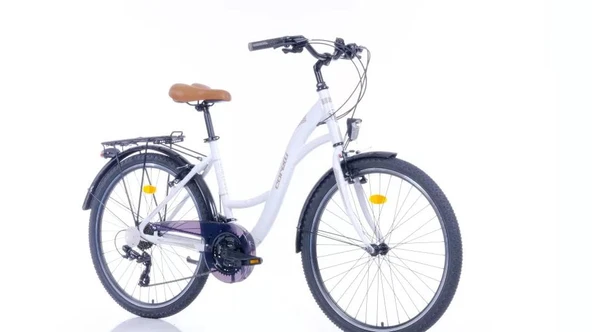 Corelli Glowie 28 Jant 48Cm White Cooper Beyaz Bakır Şehir Bisikleti ürün görseli 1