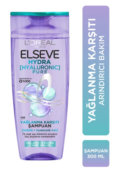Elsave Hydra Yağlanma Karşıtı Arındırıcı Şampuan 300 ml ürün görseli 1