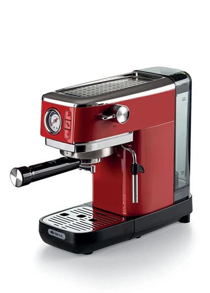 Ariete Moderna Kırmızı Espresso Slim Kahve Makinesi ürün görseli 1