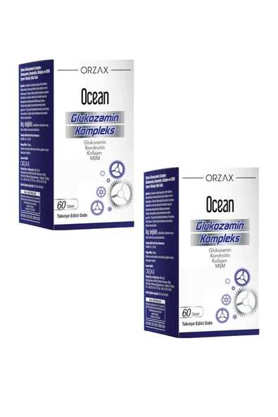 Ocean Glukozamin Kompleks 60 Tablet x 2 Adet ürün görseli 1