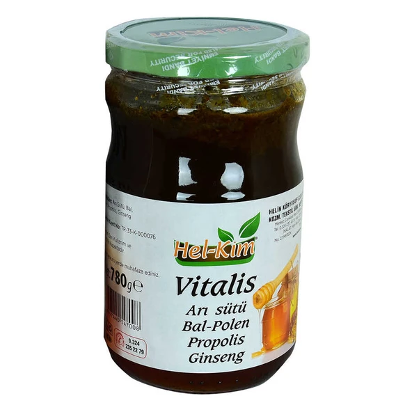 Vitalis Arı Sütü Bal Polen Propolis Ginsengli Bitkisel Macunnu 780 Gr ürün görseli 1