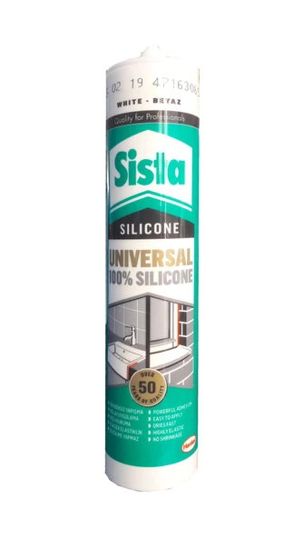Sista Üniversal Beyaz Silikon 280 ml - Resim 5