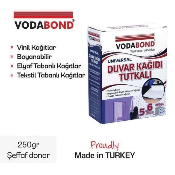 Vodabond 250 Gr Duvar Kağıdı Yapıştırıcısı ürün görseli 1