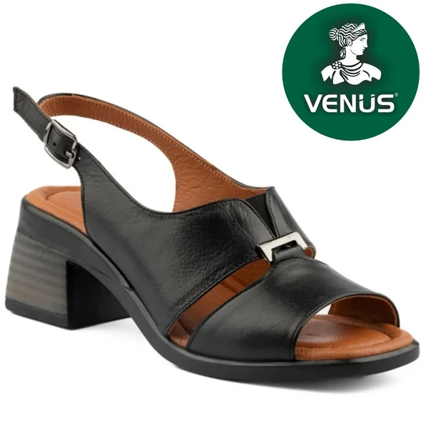 Venüs Lota Hakiki Deri Comfort Ortopedik Kadın Sandalet ürün görseli 1