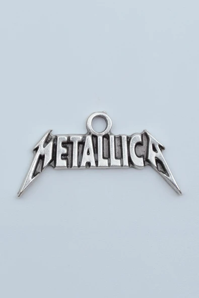 Metallica Gümüş Kaplama Kolye Ucu ürün görseli 1