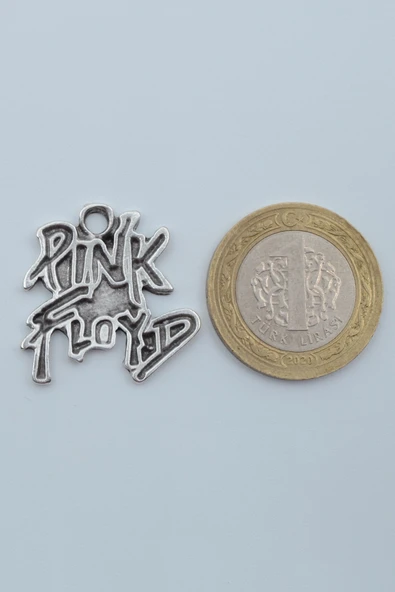 Pink Floyd Gümüş Kaplama Kolye Ucu - Resim 3