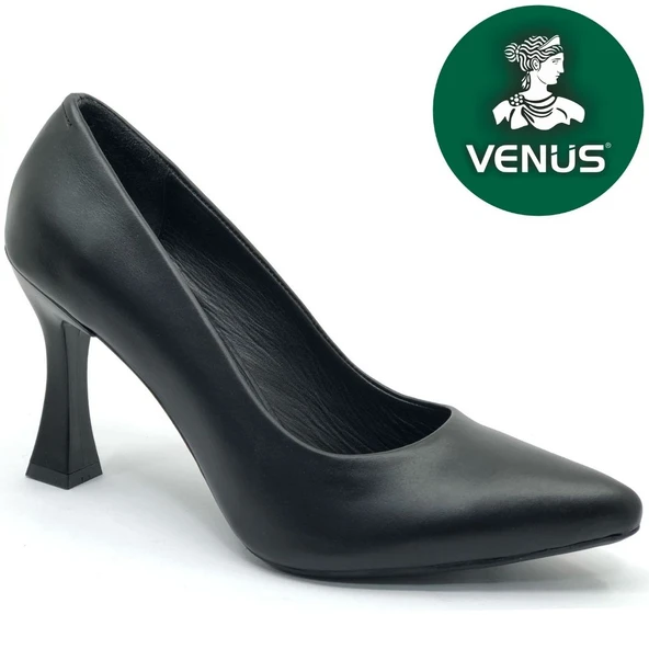 Venüs Sirius Hakiki Deri Kadeh Topuk Kadın Topuklu Ayakkabı Kadın Sitiletto ürün görseli 1
