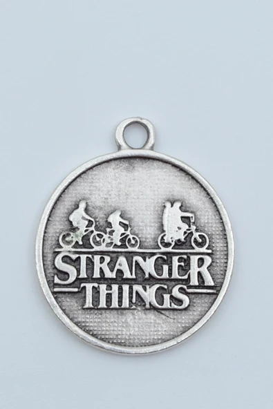 Stranger Things  Gümüş Kaplama Kolye Ucu ürün görseli 1